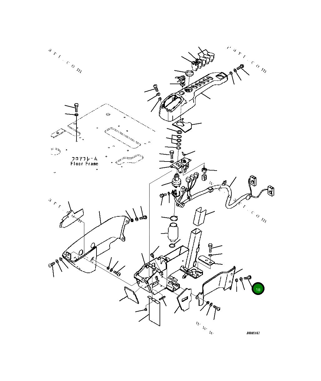 Крышка 2A5-43-11611 Komatsu