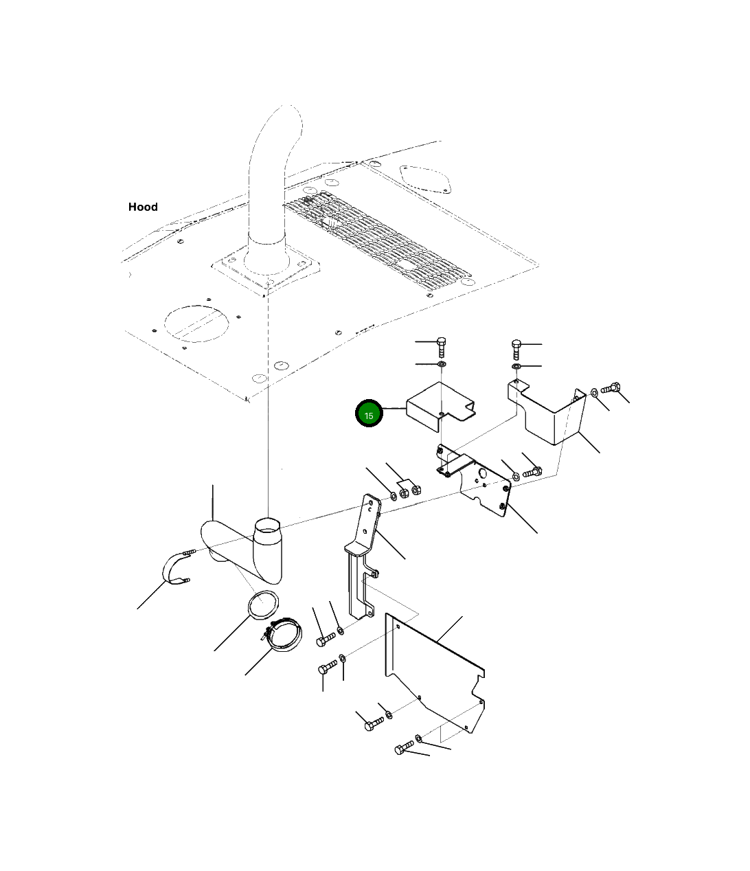 Крышка 423-01-52331 Komatsu