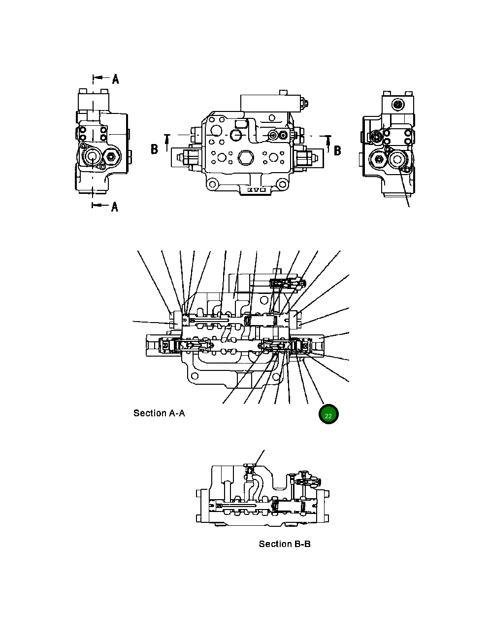 Болт KB93703-10451 Komatsu