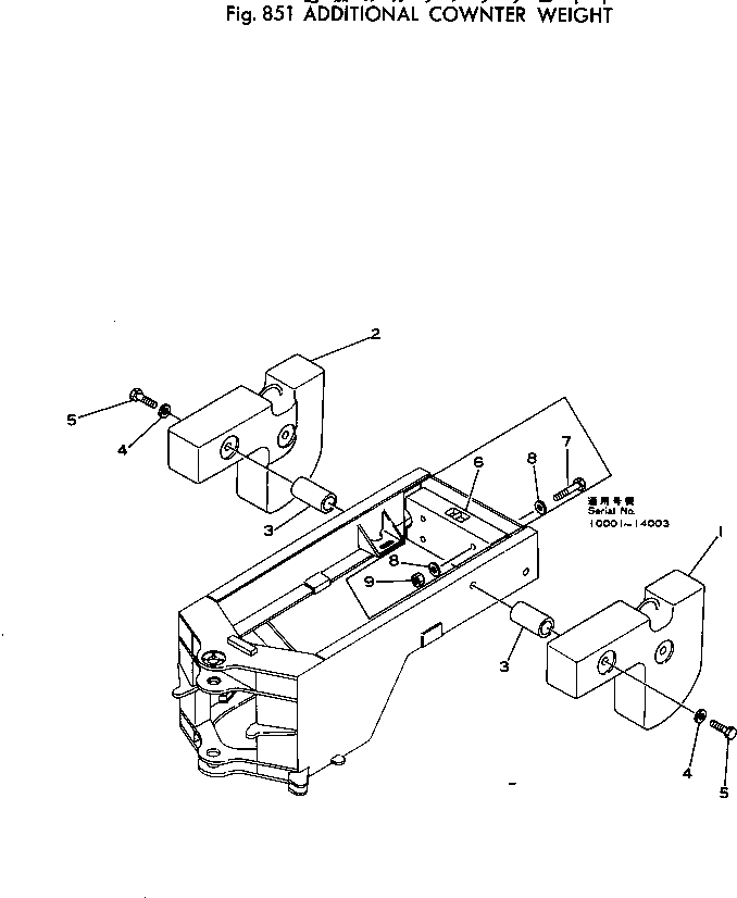 Болт 382-025702-1  Komatsu