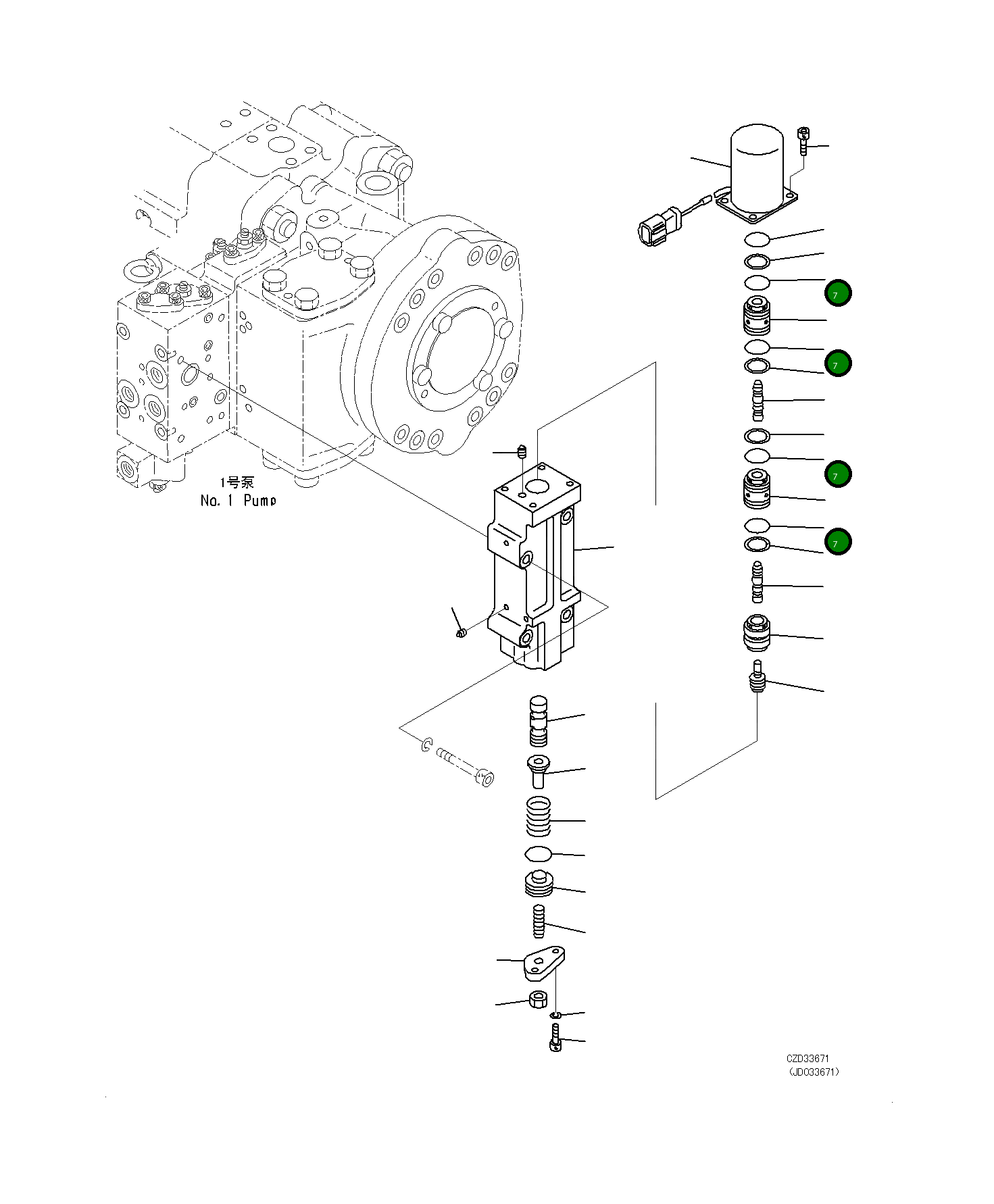 Кольцо уплотнительное (O-Ring) 07000-B2016 Komatsu