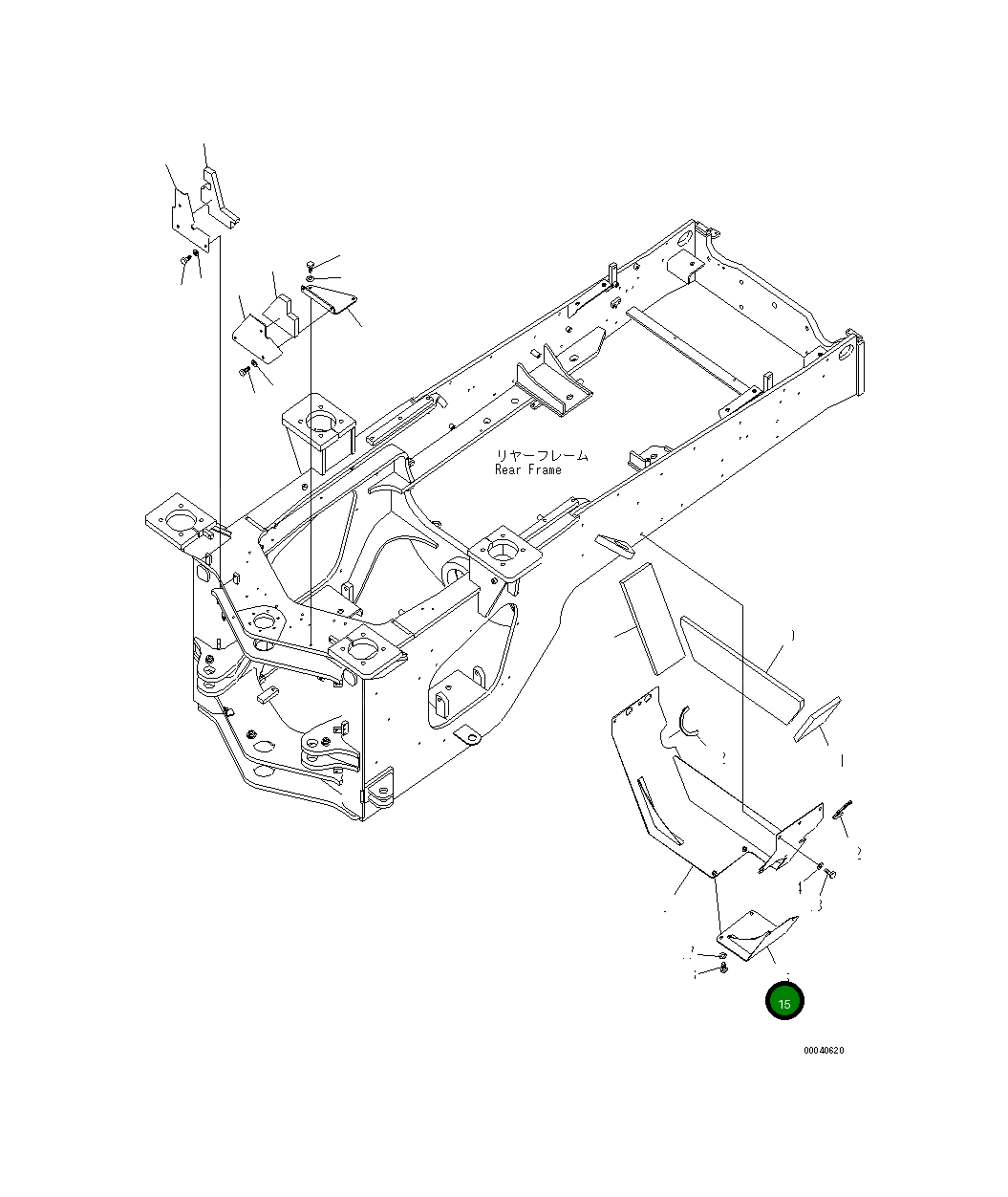 Крышка 423-46-44430 Komatsu