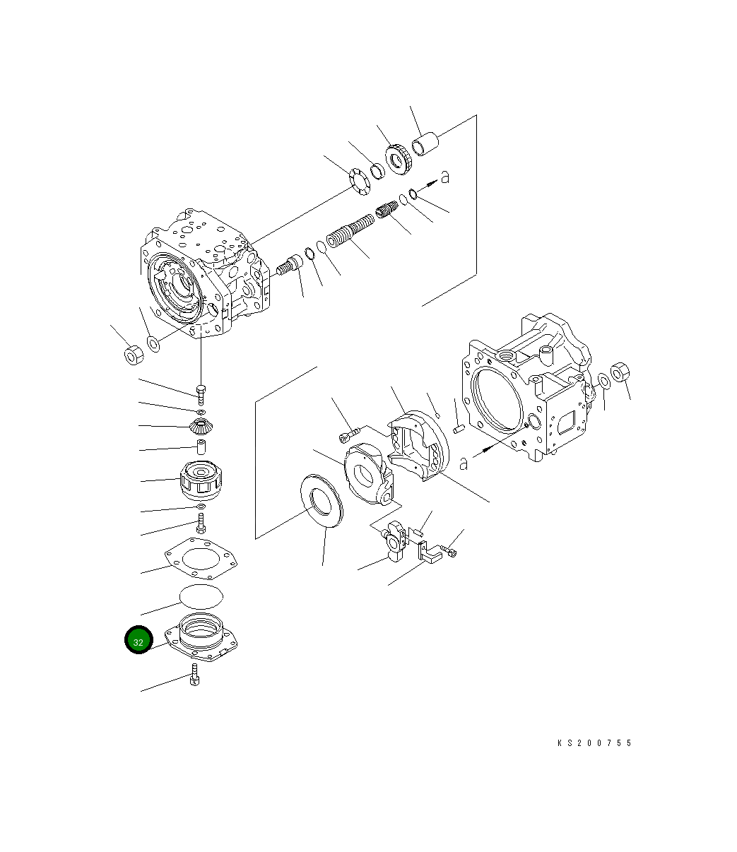 Кольцо уплотнительное (O-Ring) 07000-A5135 Komatsu