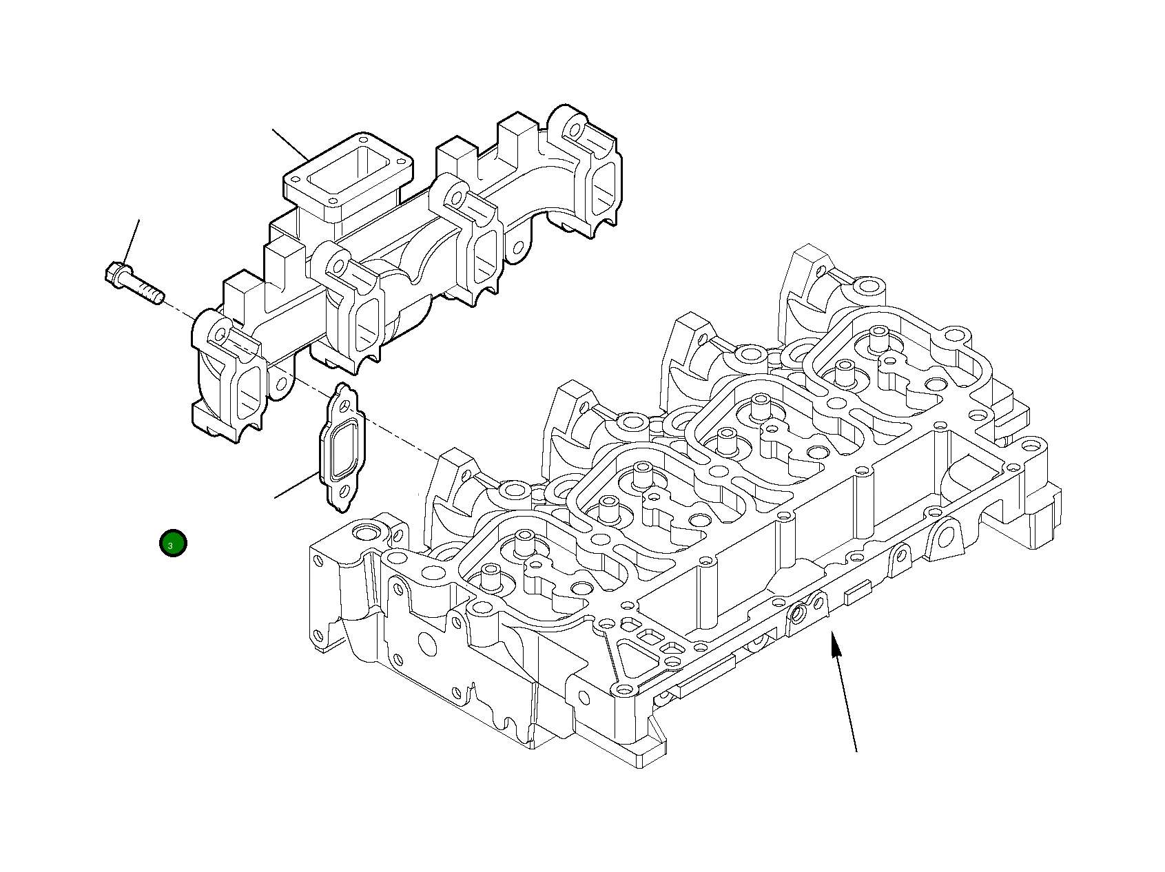 Болт EA4896933 Komatsu