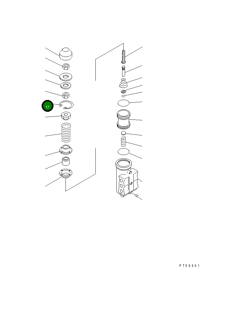 Кольцо 232-44-22330 Komatsu