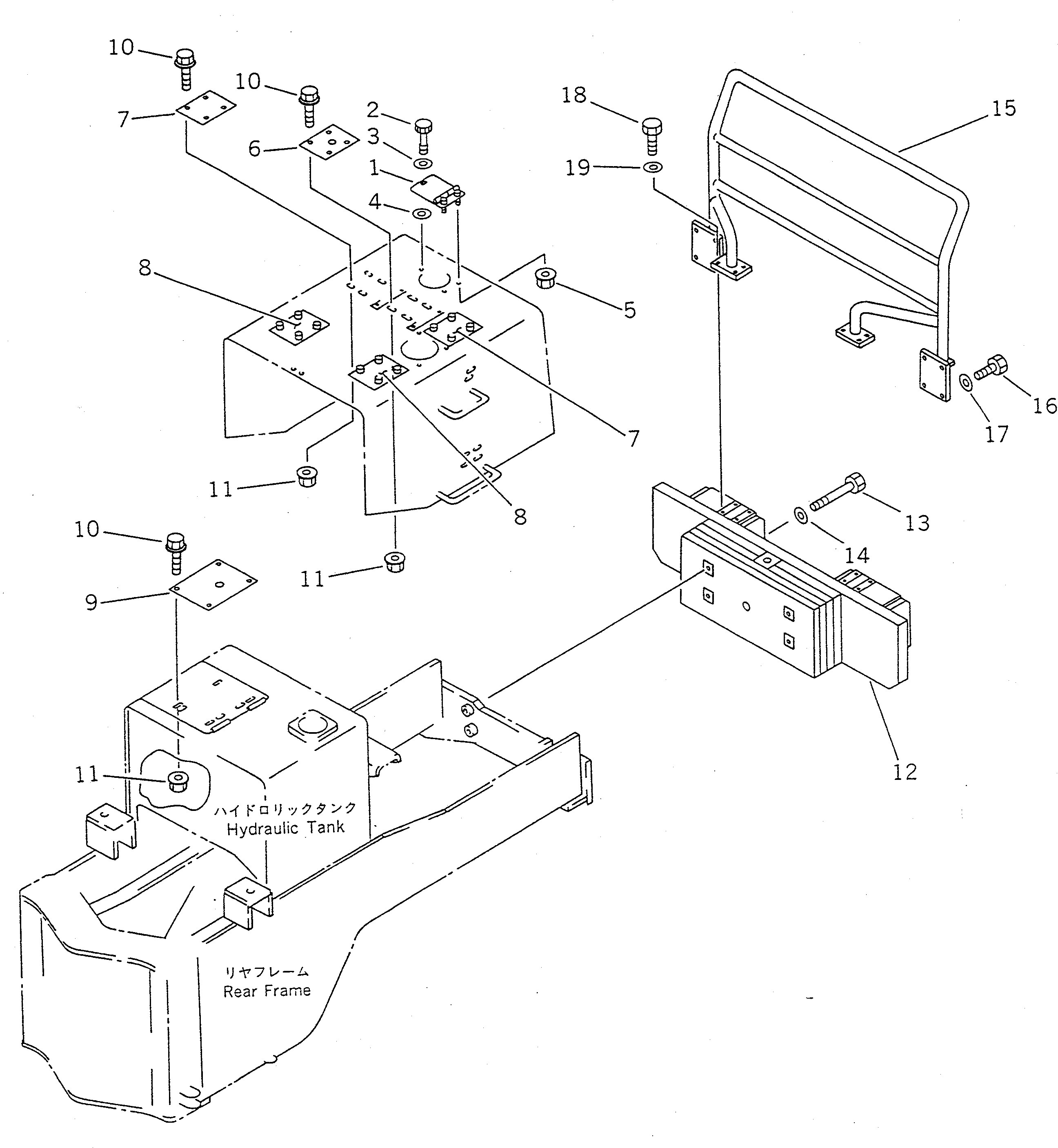 Крышка 423-Z94-1290  Komatsu