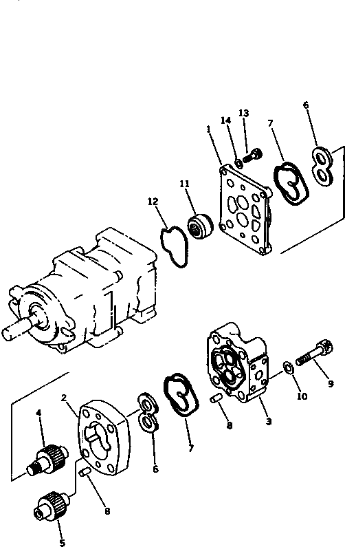 Болт 705-41-80870  Komatsu