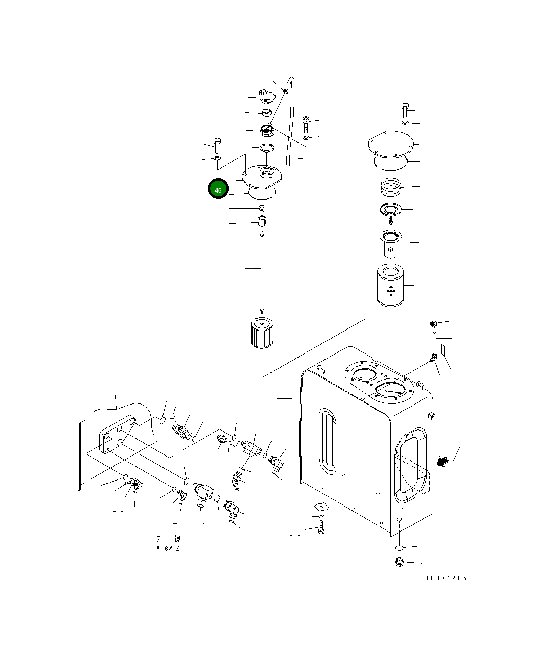 Крышка 20Y-60-41162 Komatsu