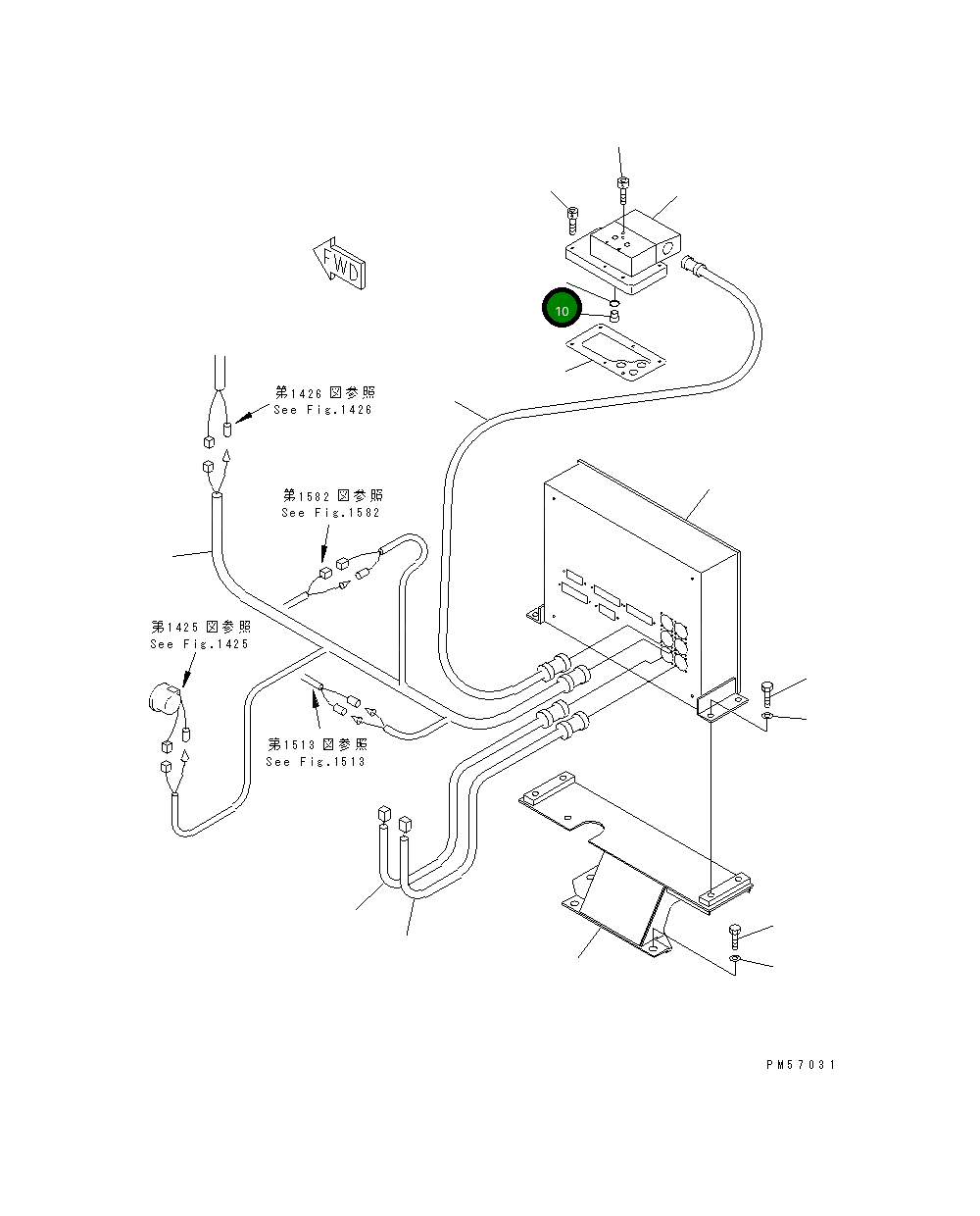 Кольцо уплотнительное (O-Ring) 277-807-1240  Komatsu