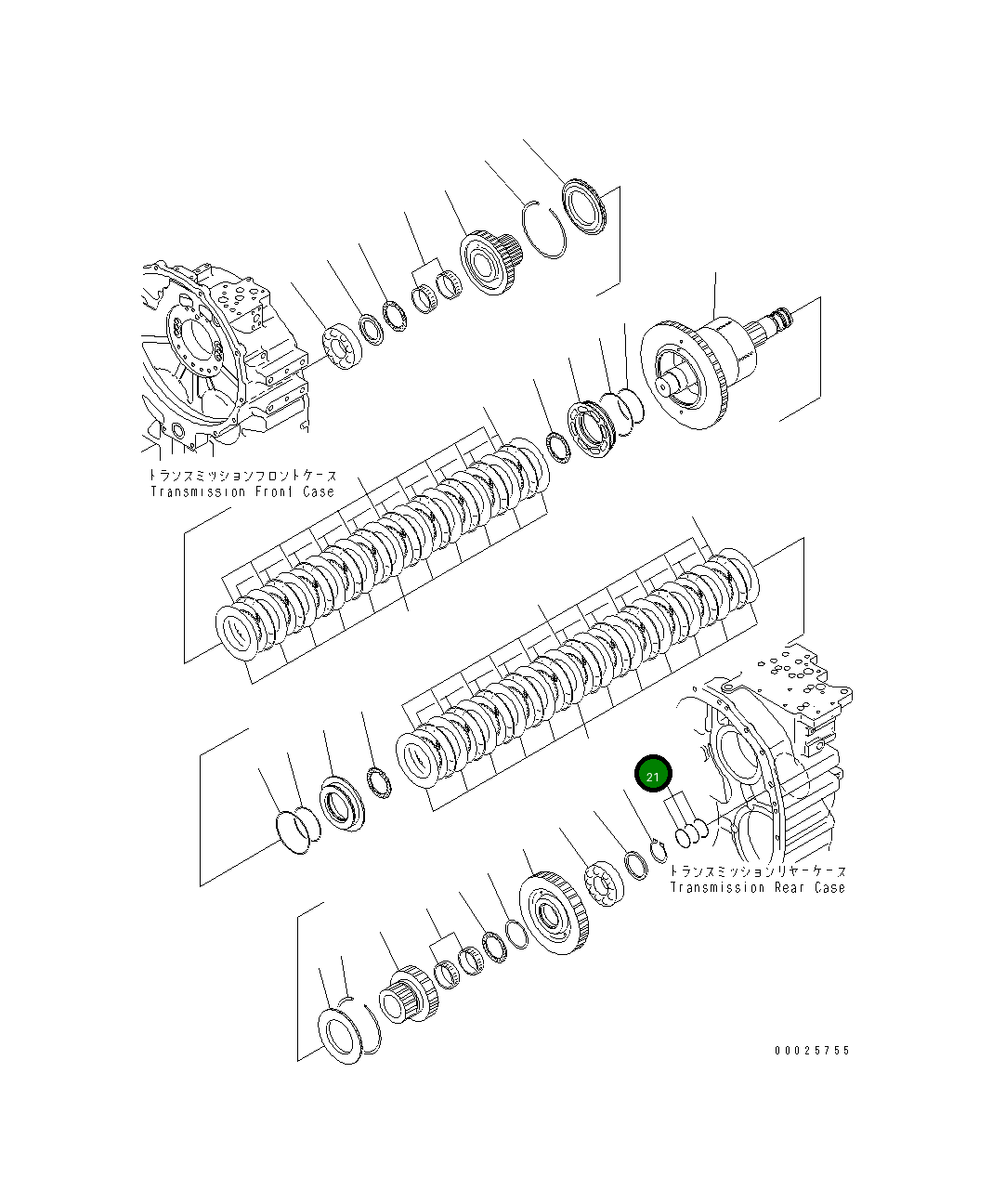 Кольцо (K1) 56D-15-19240 Komatsu