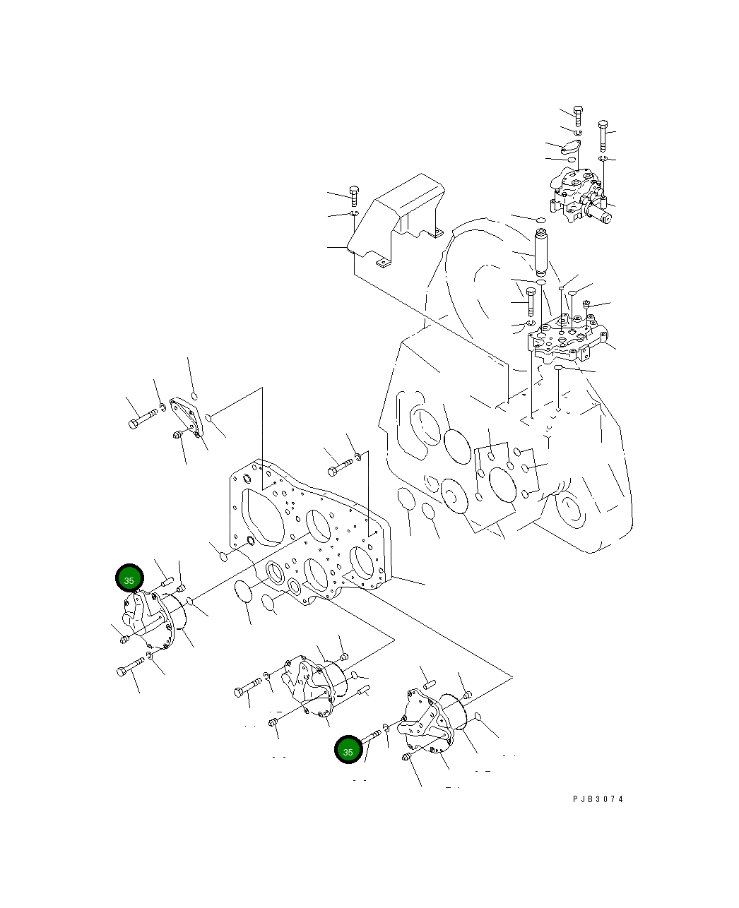 Крышка 156-76-22320 Komatsu