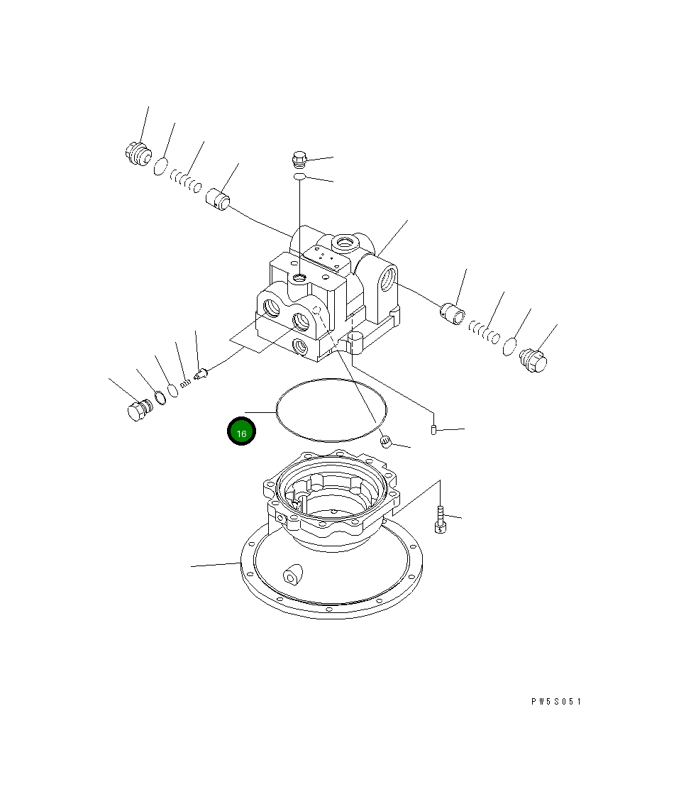 Кольцо уплотнительное (O-Ring) 706-7K-40040  Komatsu