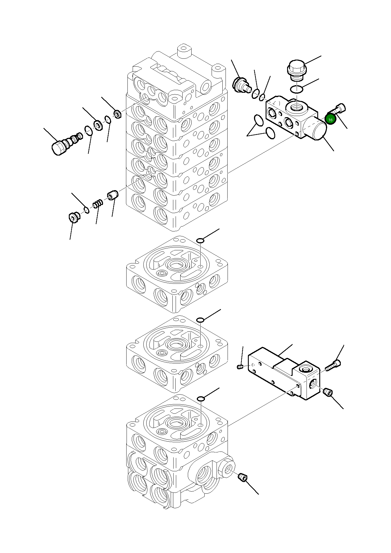Кольцо уплотнительное (O-Ring) 890001024 Komatsu