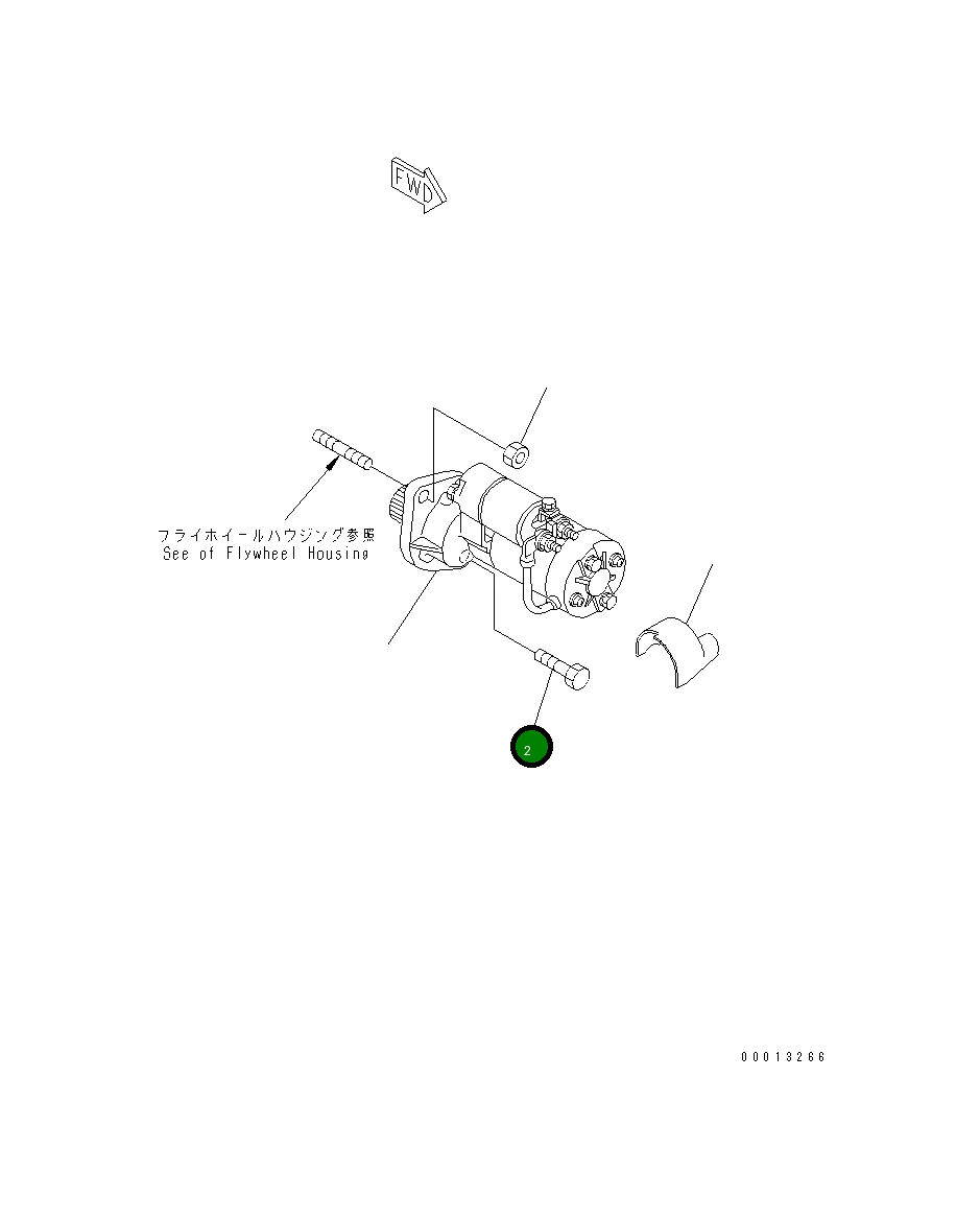 Болт YM26116-120302 Komatsu
