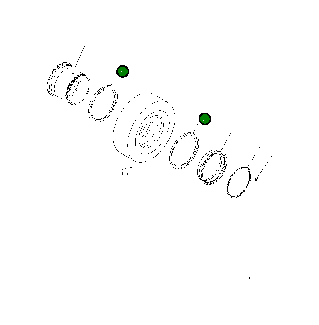 Кольцо 423-30-12210 Komatsu