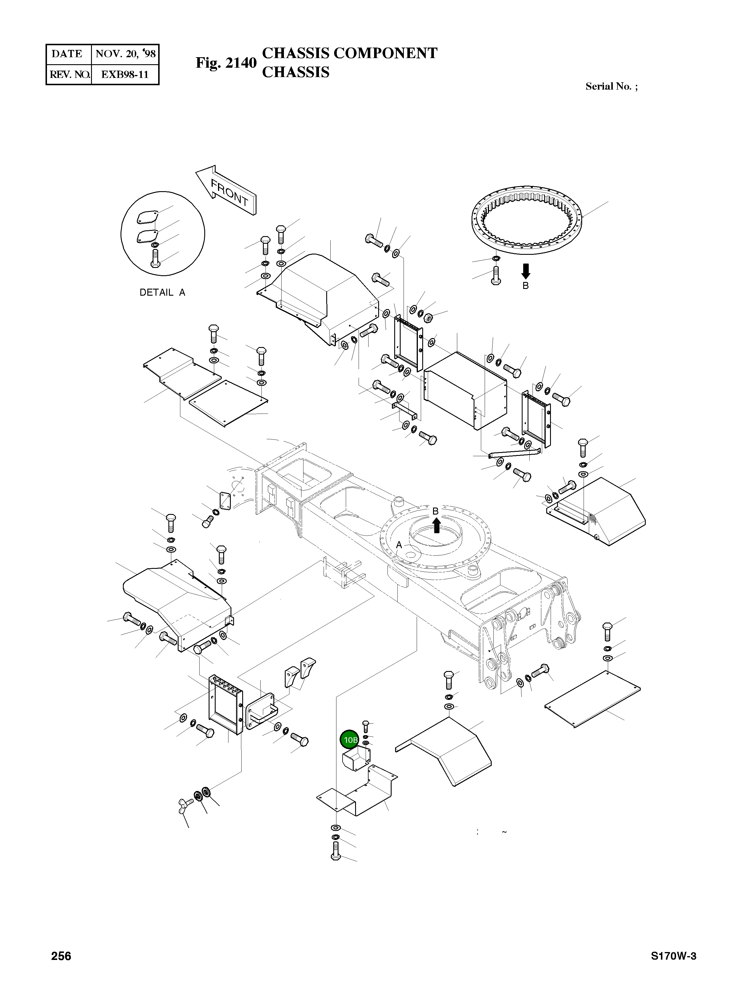 Крышка 2621-3440 Komatsu