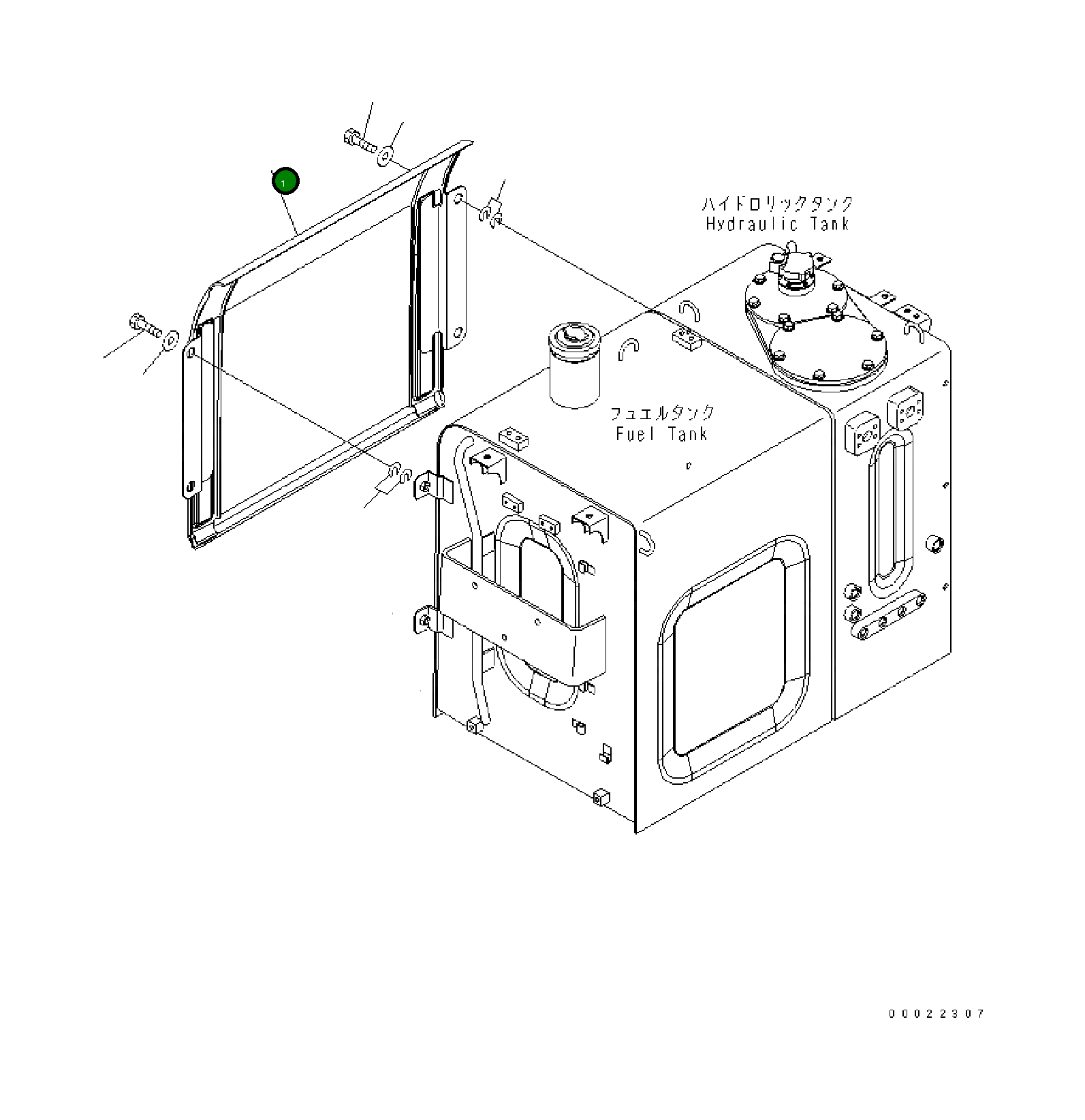 Крышка 20G-54-33462 Komatsu