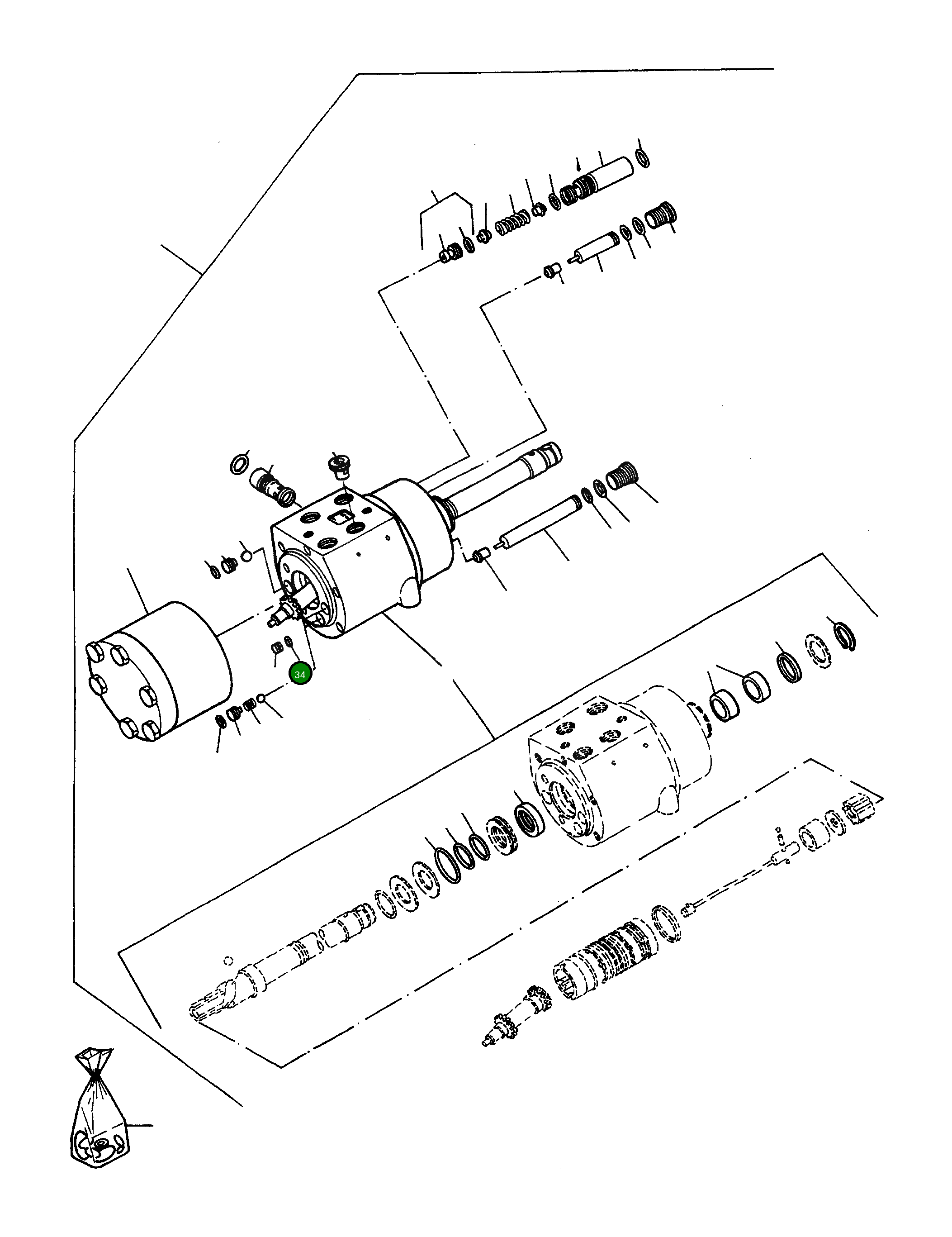 Кольцо уплотнительное (O-Ring) 3232127M1 Komatsu