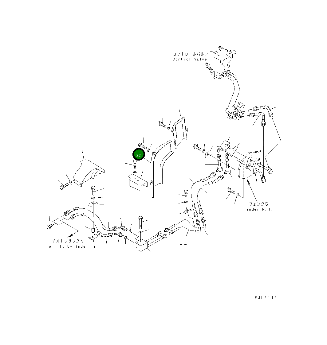 Крышка 154-61-24420 Komatsu