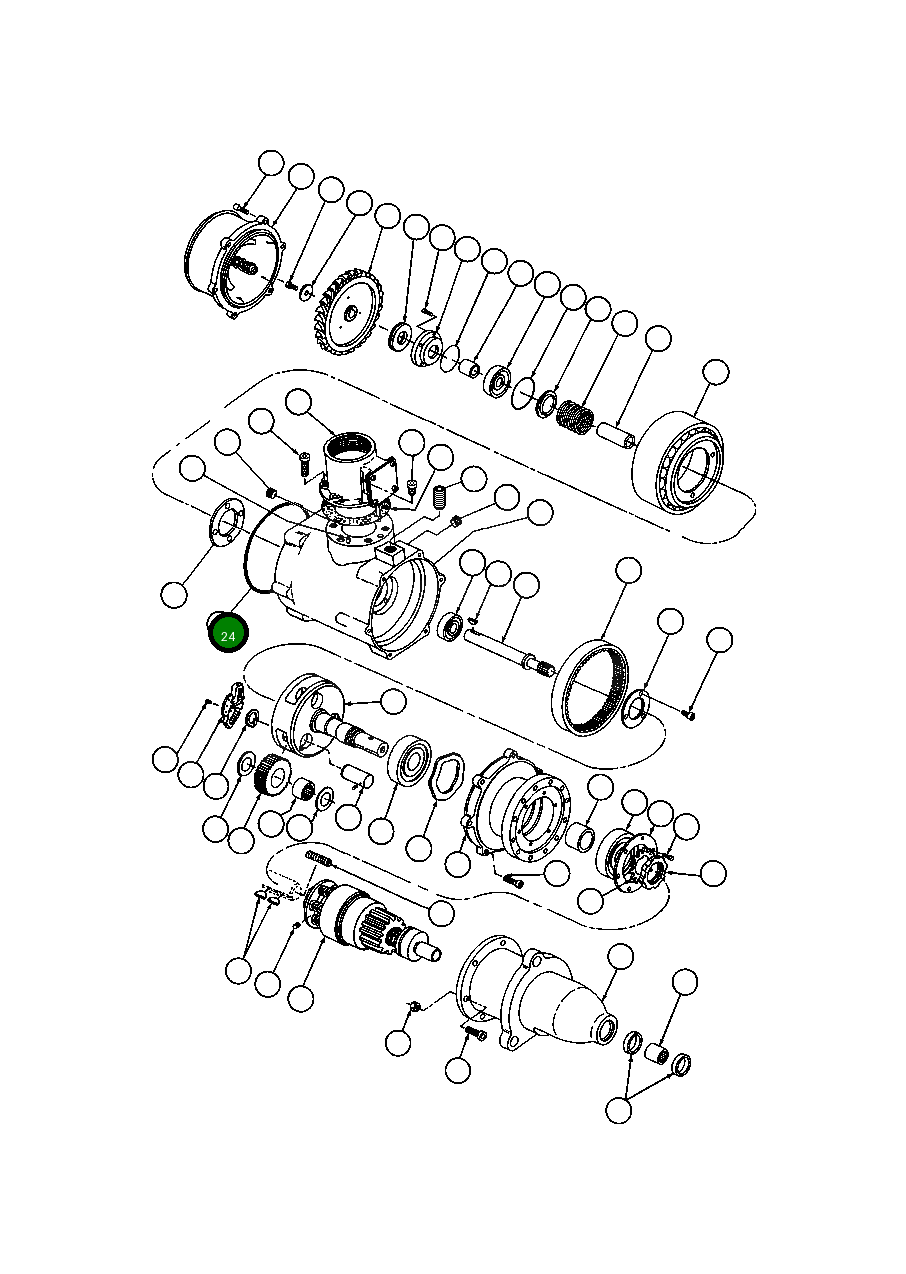 Кольцо уплотнительное (O-Ring) VE6989  Komatsu