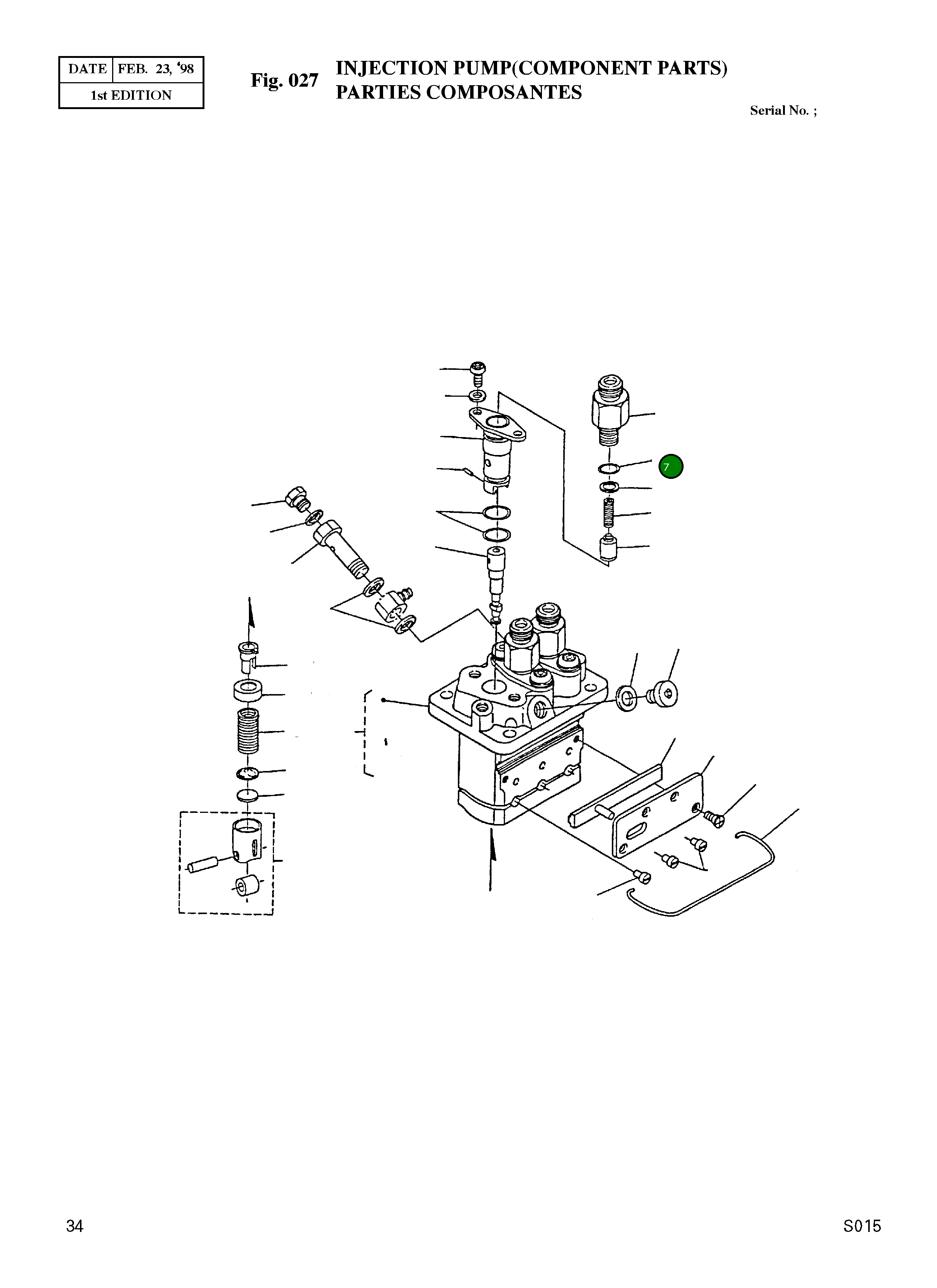 Кольцо уплотнительное (O-Ring) 15841-9676-0 Komatsu