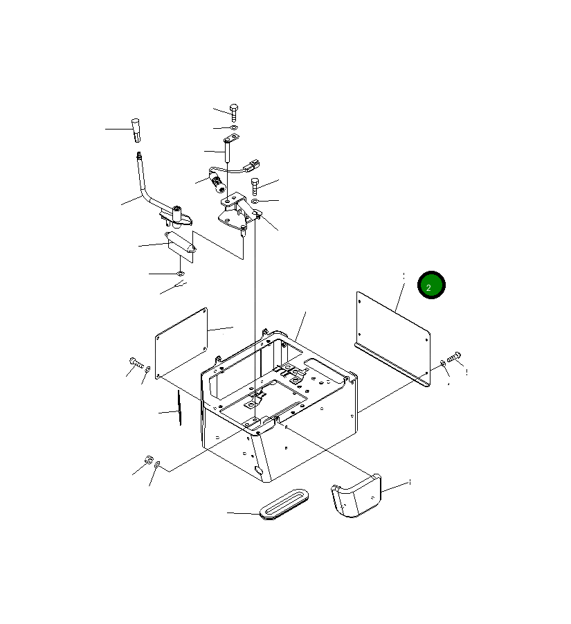 Крышка 426-43-38350 Komatsu