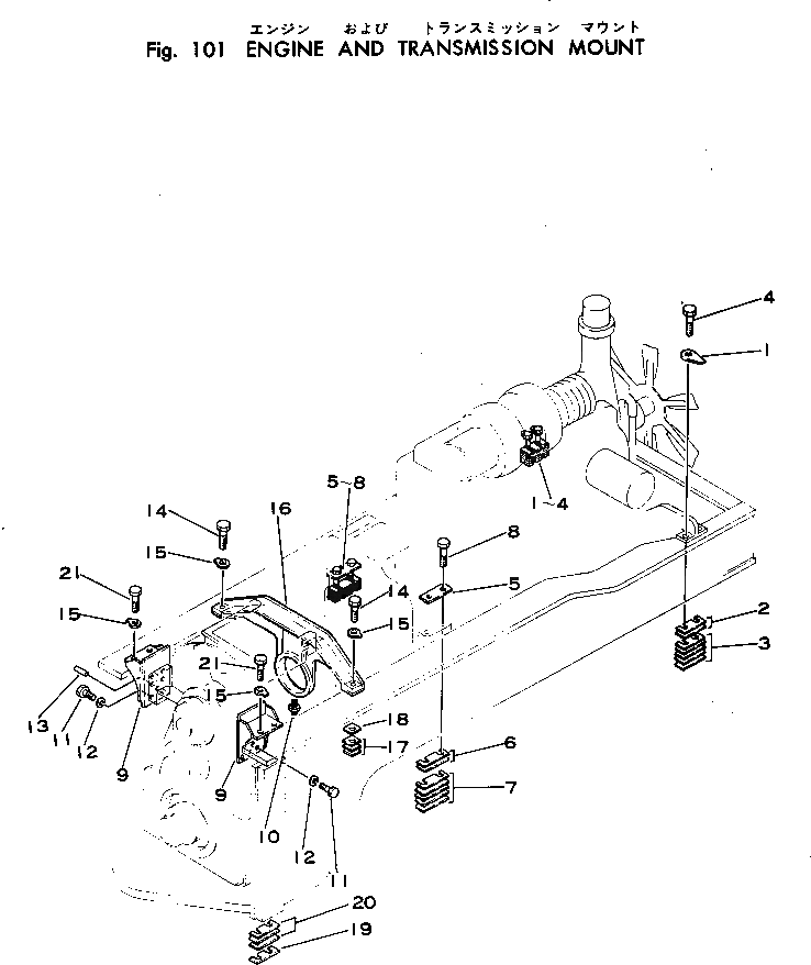 Болт 01011-81845 Komatsu