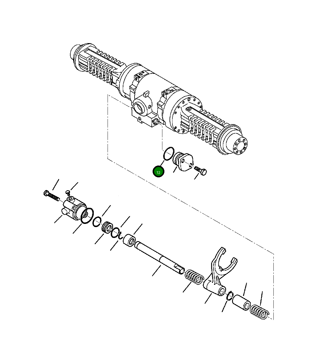 Кольцо уплотнительное (O-Ring) CA0028557 Komatsu