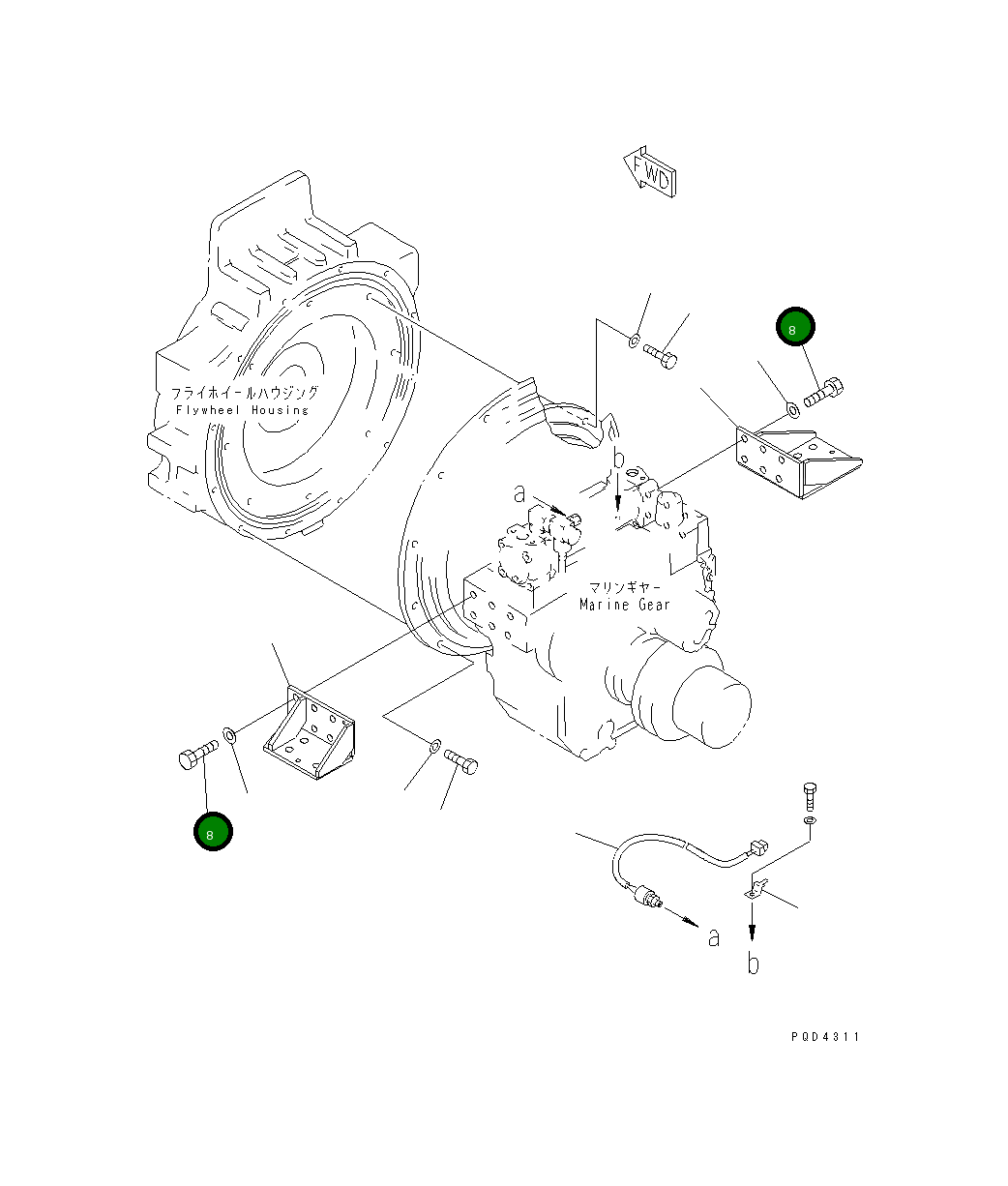 Болт 01016-52060 Komatsu