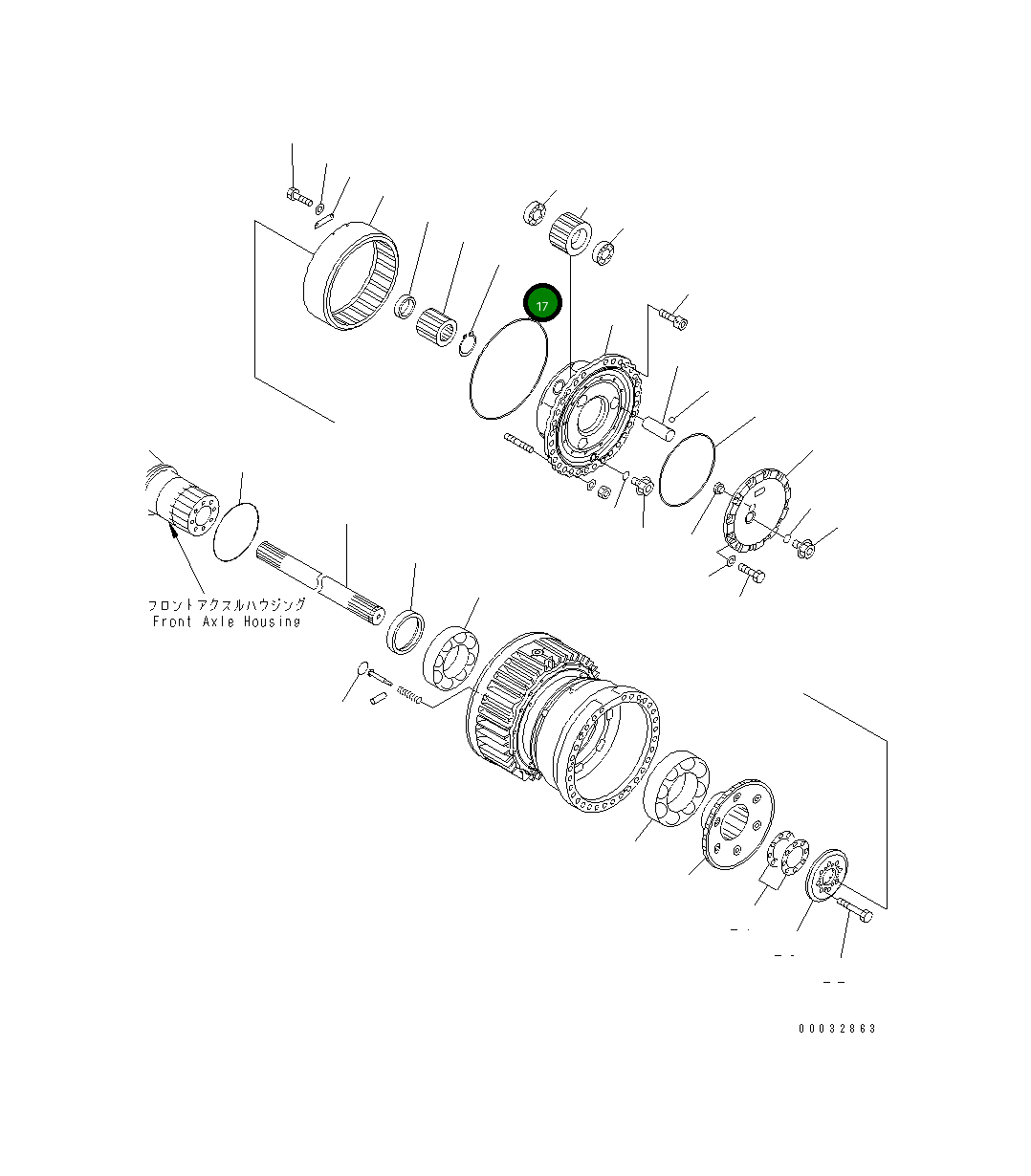 Кольцо уплотнительное (O-Ring) 07000-55490 Komatsu