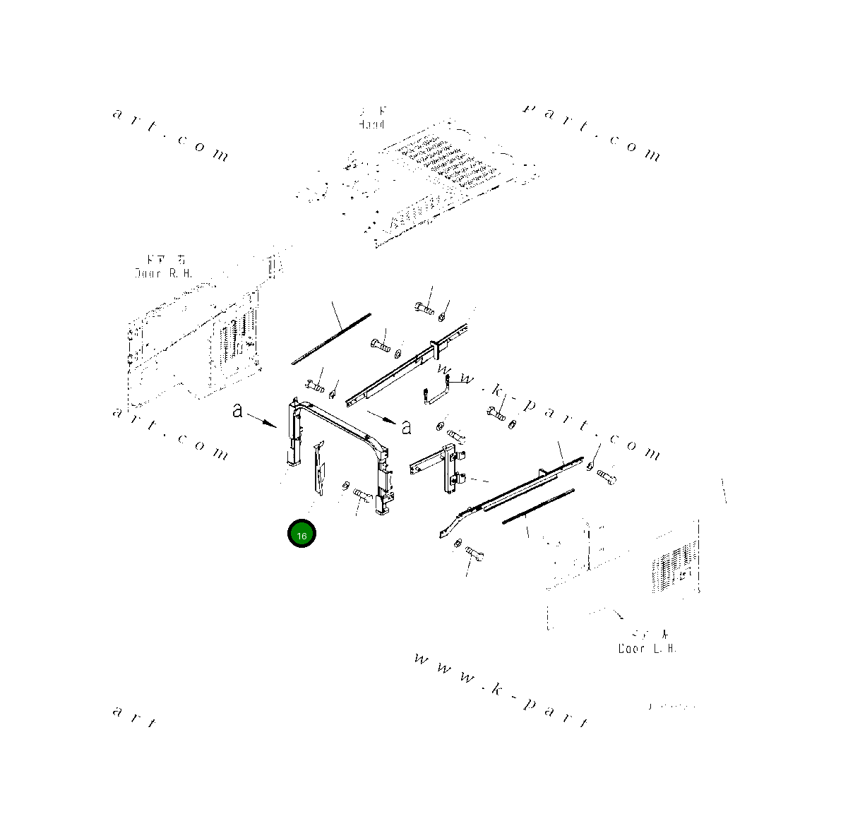 Крышка 423-54-62671 Komatsu