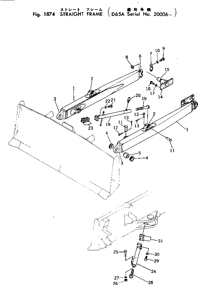 Болт 01001-32200  Komatsu