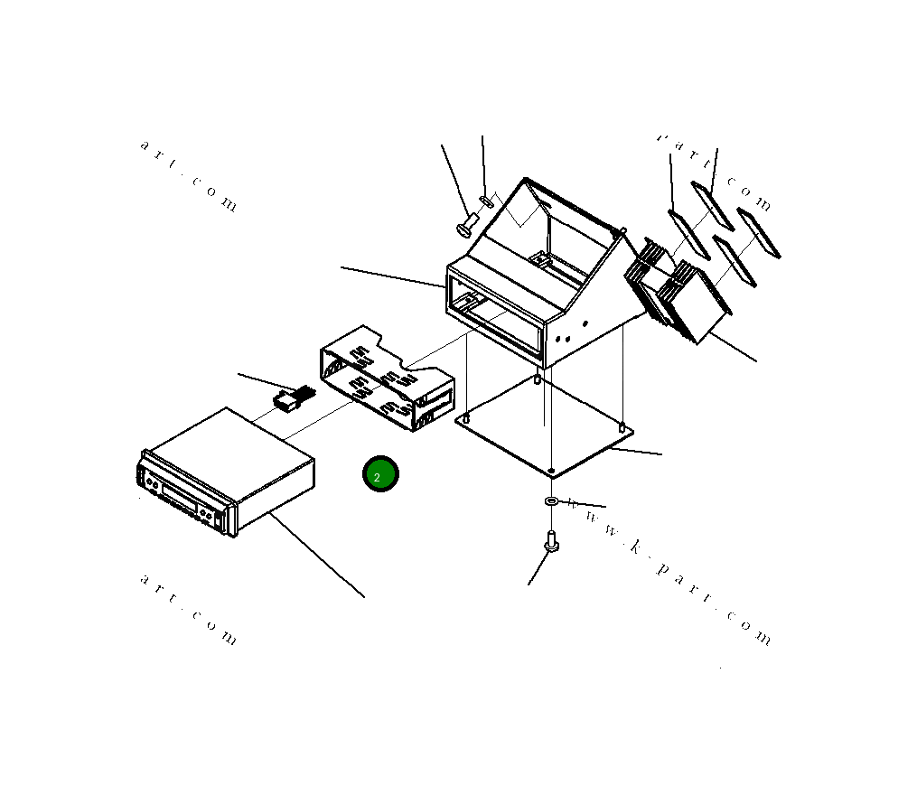 Крышка 20Y-960-B710 Komatsu
