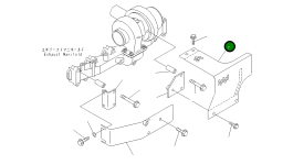 Крышка 124-01-51724 Komatsu