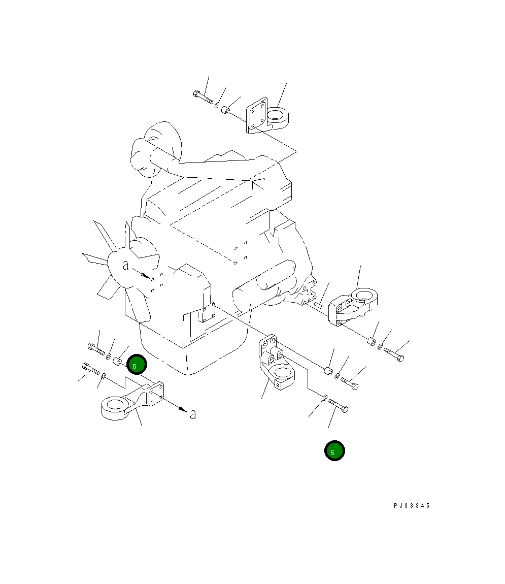 Болт 203-01-56210 Komatsu