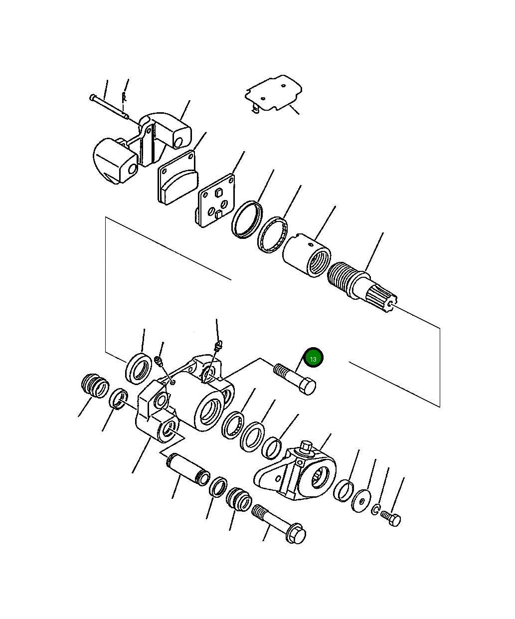 Болт 421-43-15130 Komatsu