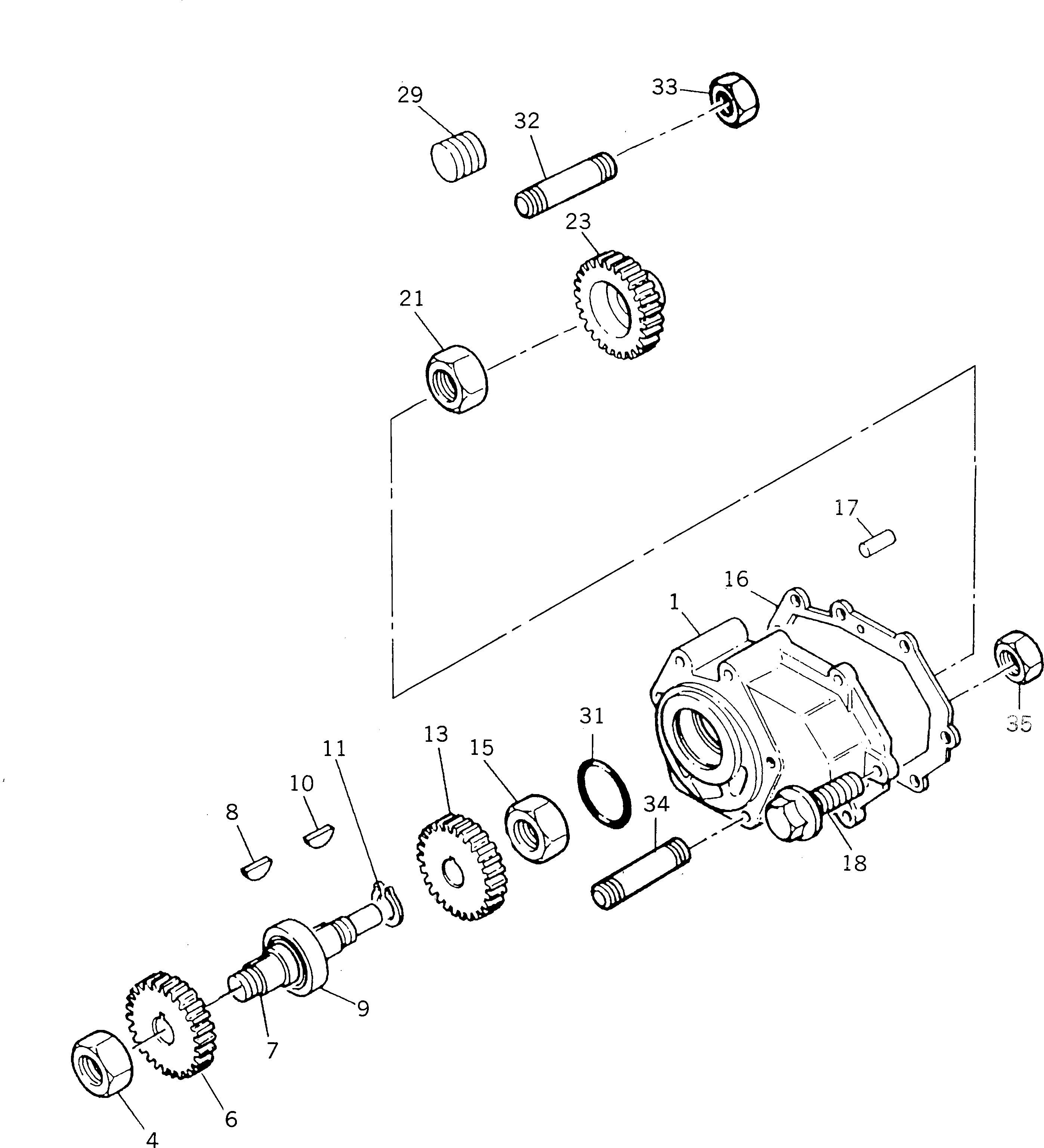 Кольцо уплотнительное (O-Ring) PK2415B167  Komatsu