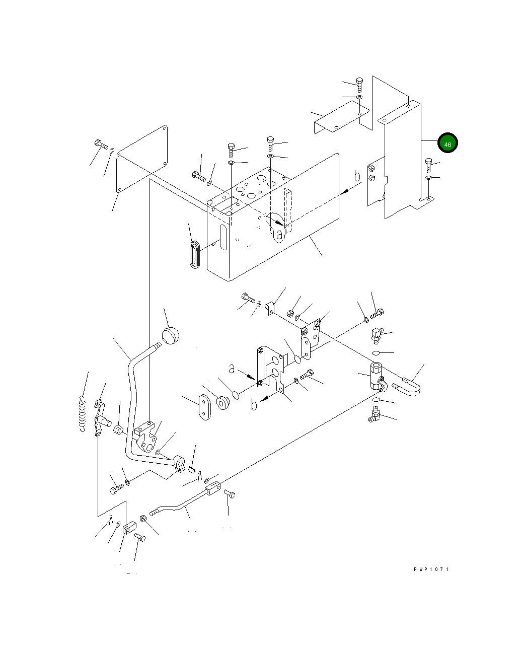 Крышка 209-43-78120  Komatsu