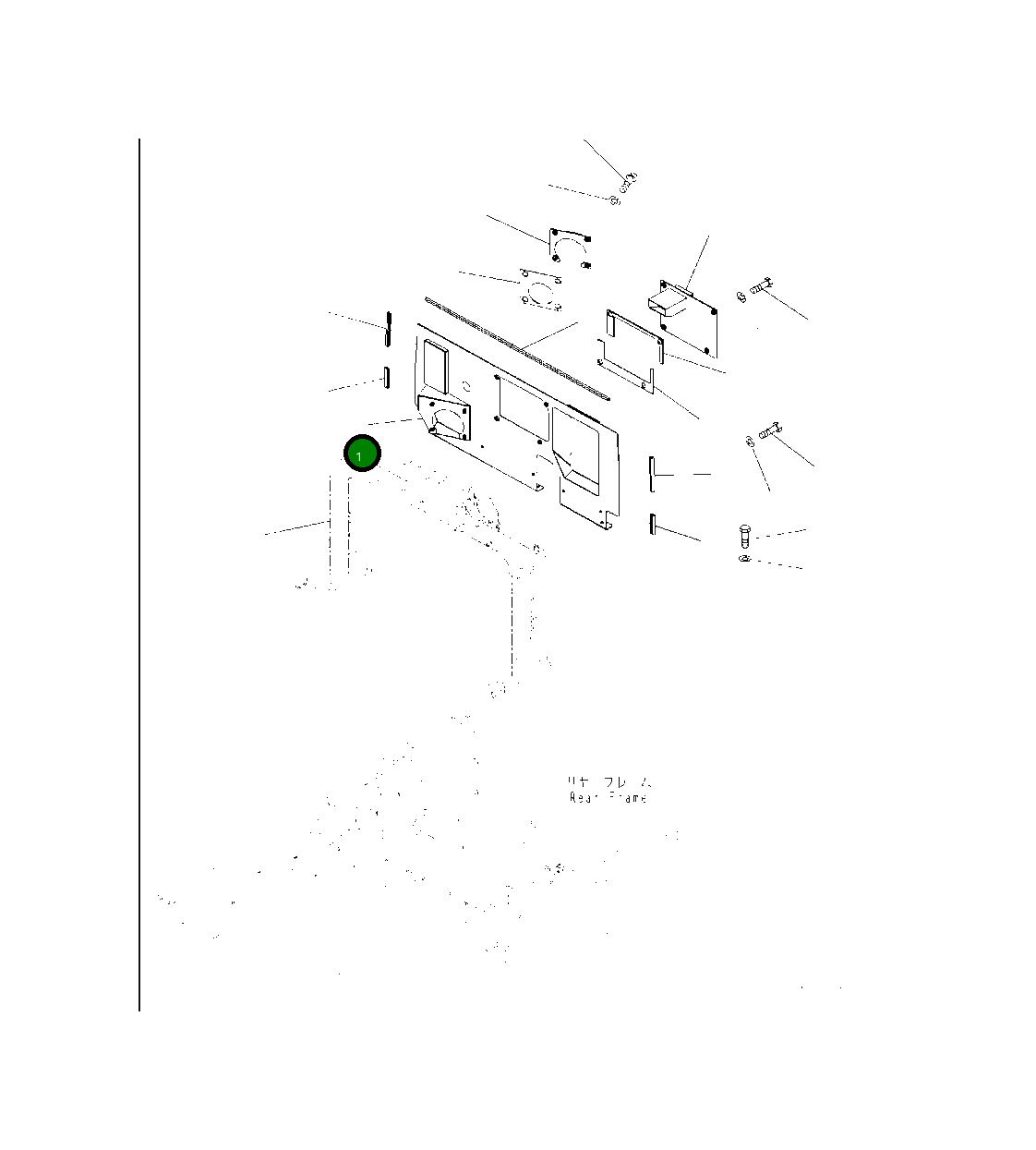 Крышка 421-54-62511  Komatsu