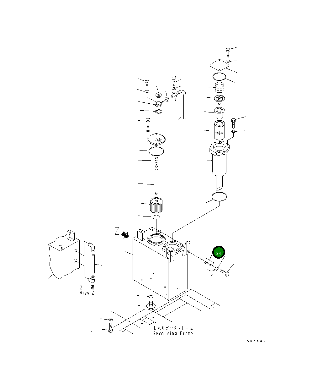 Крышка 203-60-69150 Komatsu