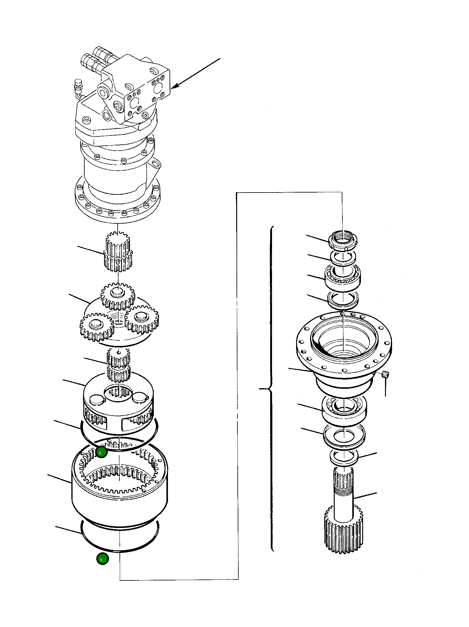 Кольцо уплотнительное (O-Ring) 21D-09-69410 Komatsu