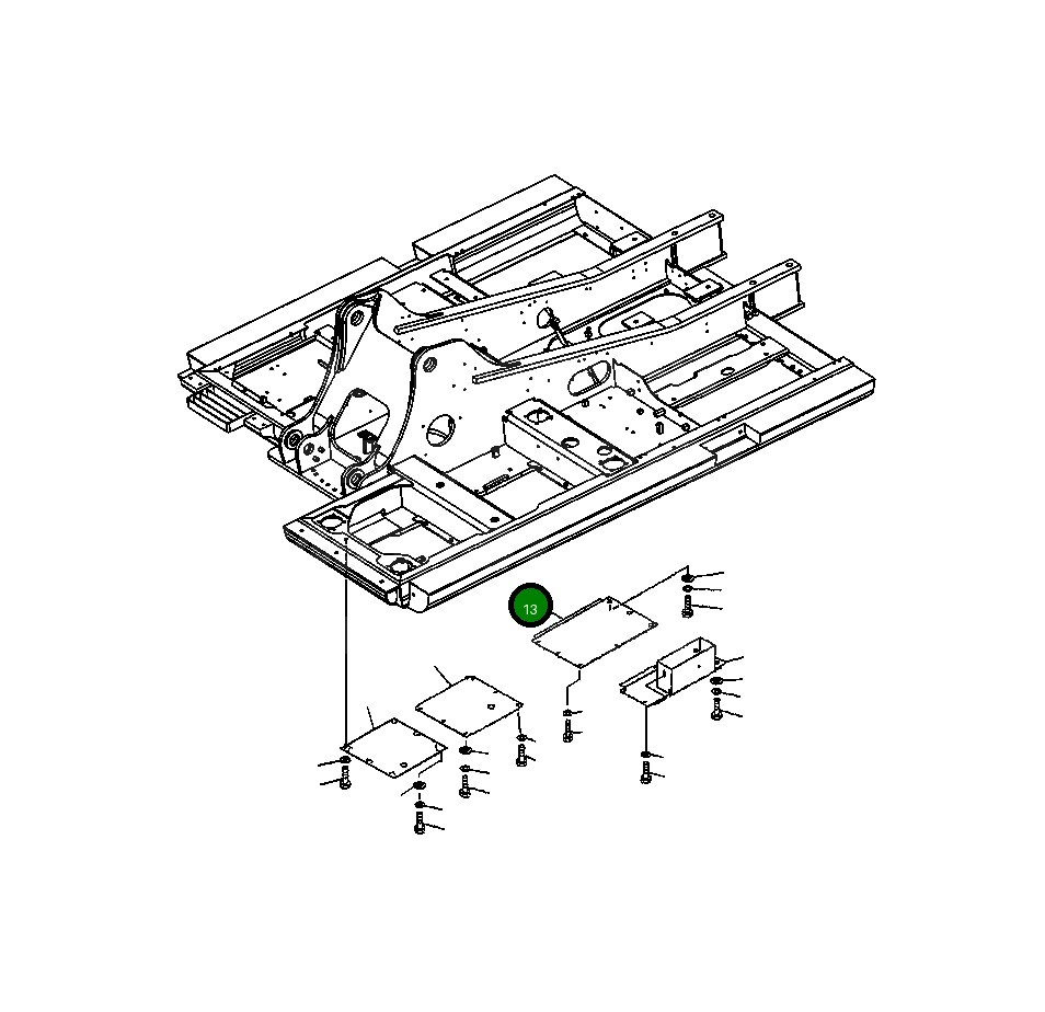 Крышка 20Y-54-J2230 Komatsu