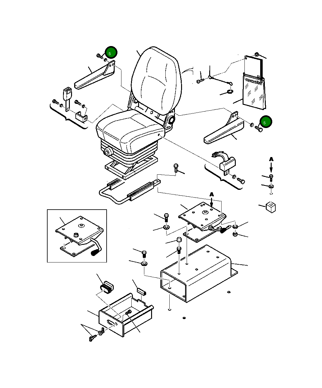 Болт 801200697 Komatsu