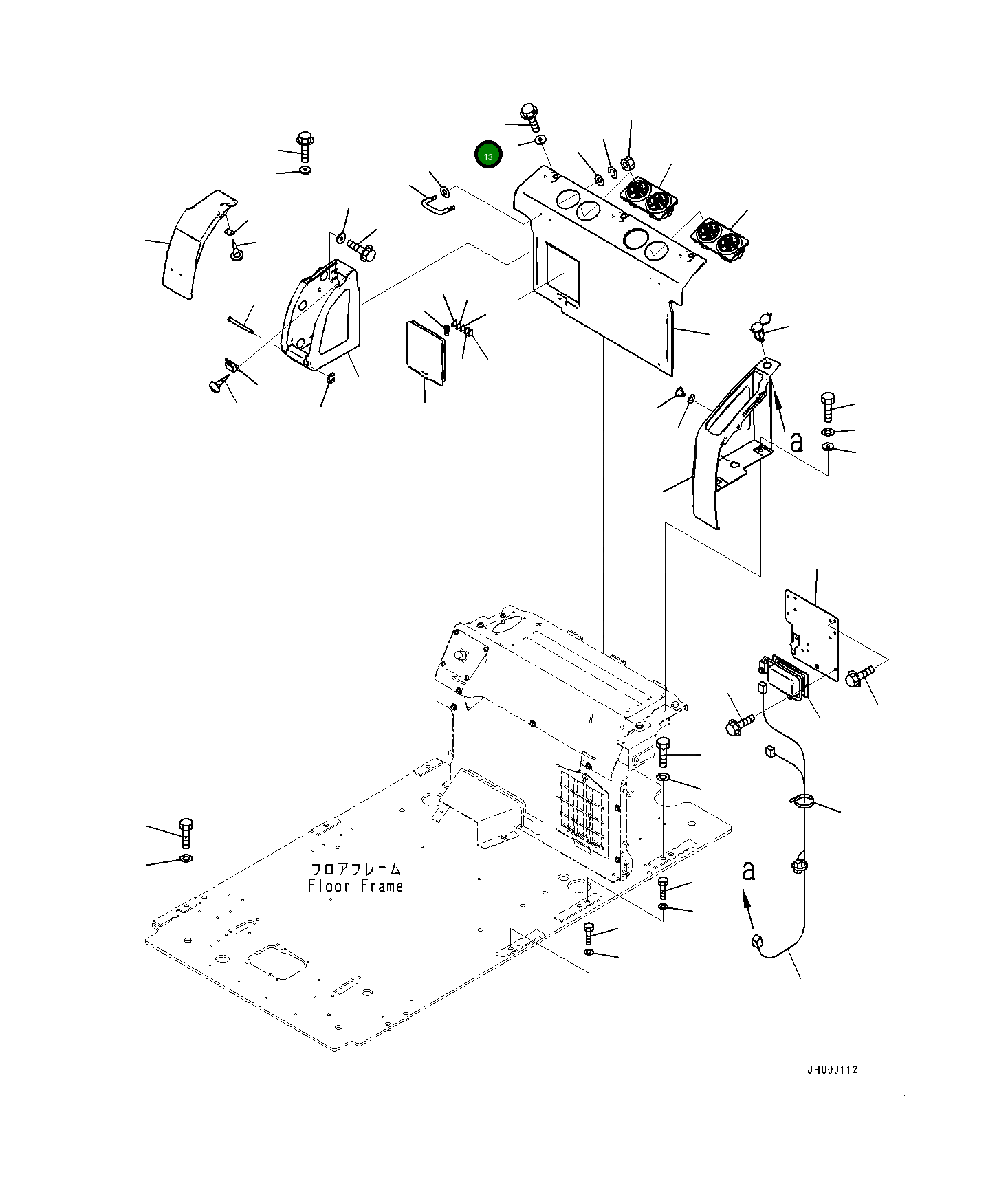 Болт 0143580616 Komatsu