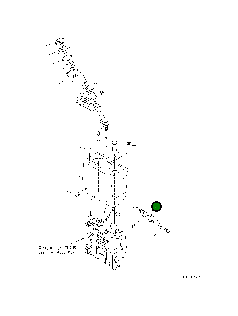 Крышка 425-S33-2151  Komatsu