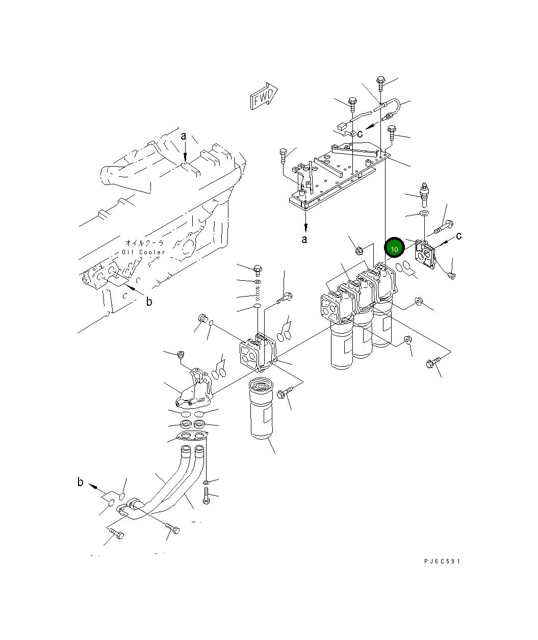 Крышка 6215-51-5751 Komatsu