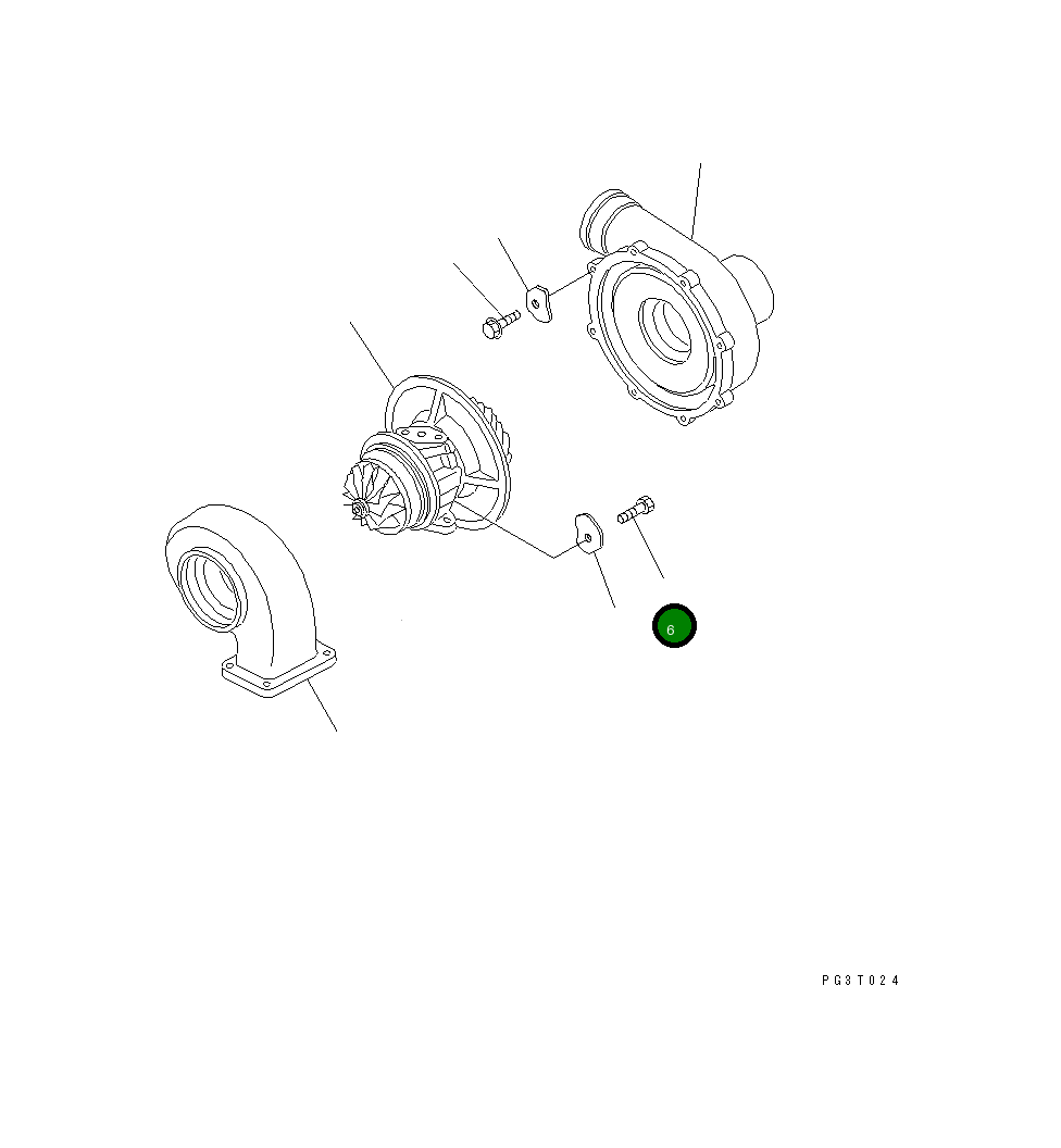 Болт IHNH137007  Komatsu