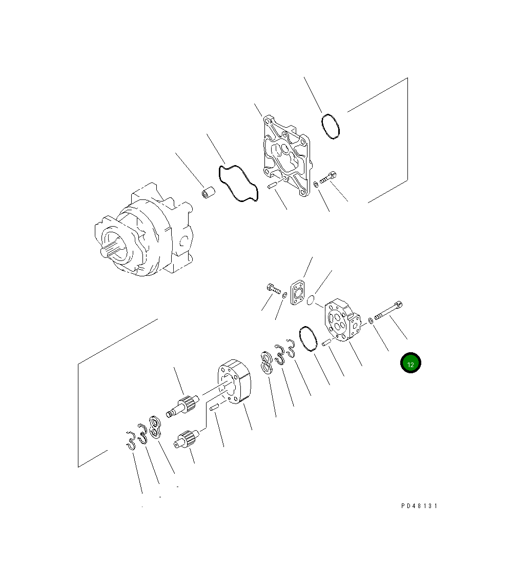 Болт 705-17-02710 Komatsu