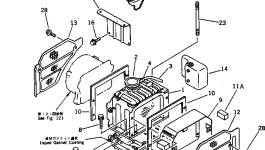 Колпак YM105198-44590 Komatsu