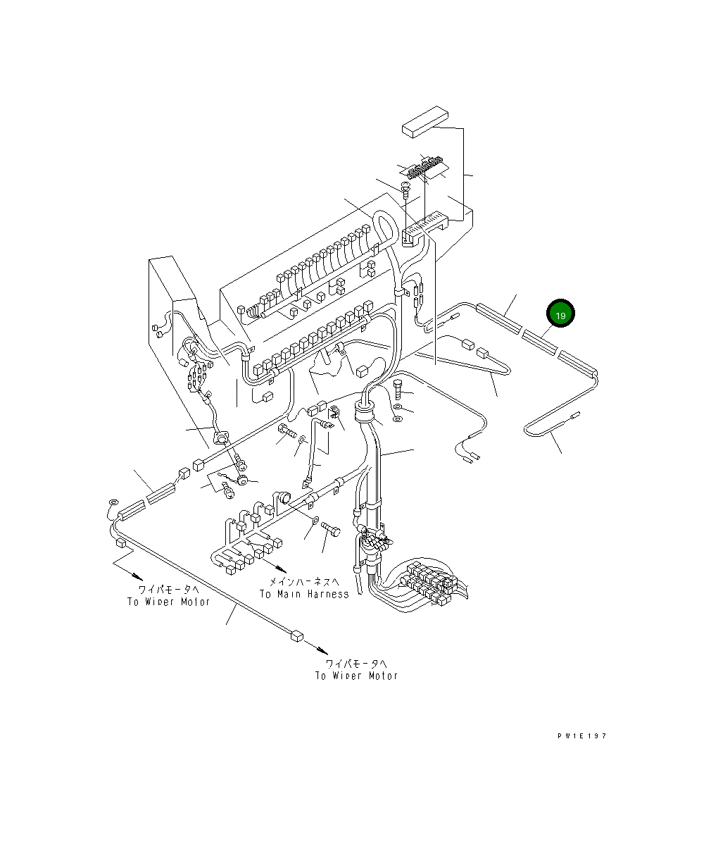 Крышка 21T-06-71920  Komatsu